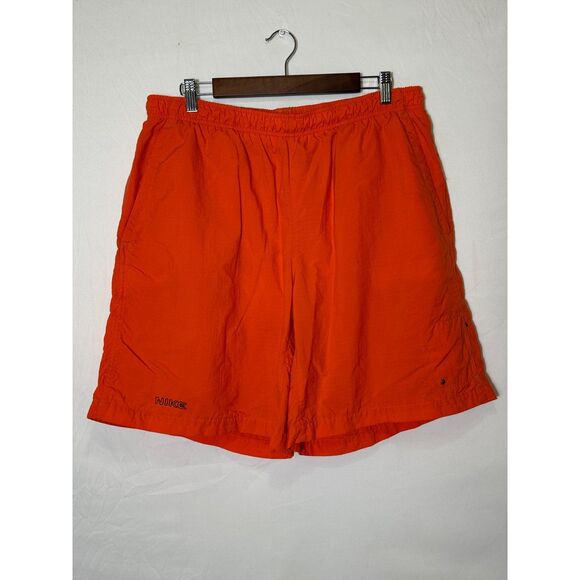 Nike Men's Orange Mesh Line Active Wear Swim Trunks Board Shorts W/Pockets SZ XL - Picture 1 of 3
